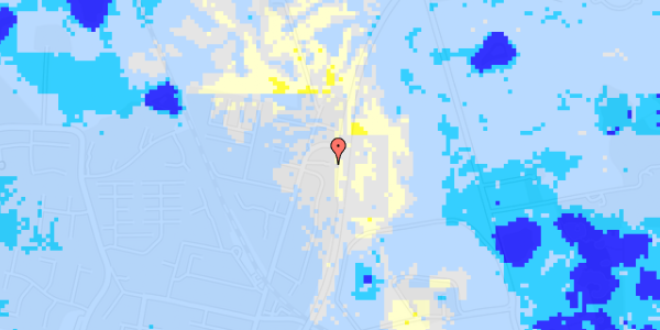 Ekstrem regn på Tranbjerg Hovedgade 3