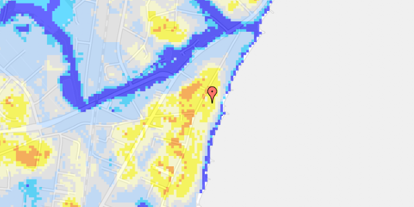 Ekstrem regn på Gammel Strandvej 195D