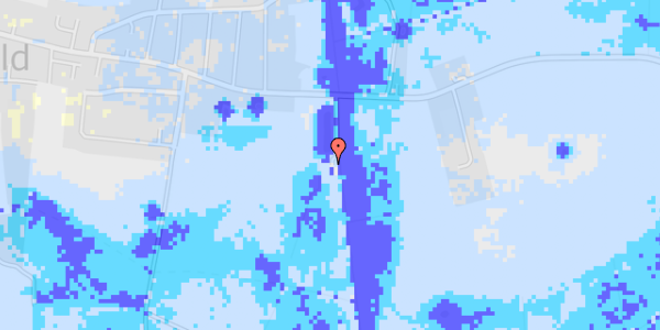 Ekstrem regn på Vennemosevej 61B