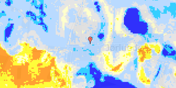 Ekstrem regn på Lundehusene 1