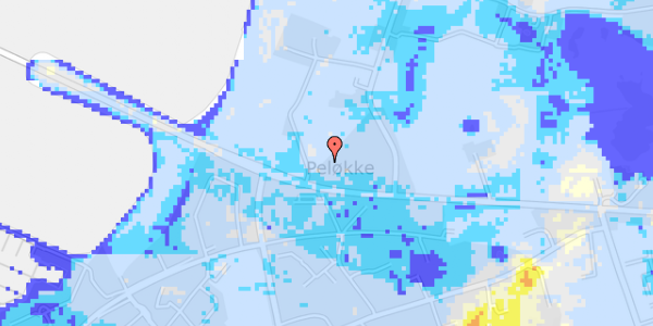 Ekstrem regn på Brohaverne Havekoloni 8