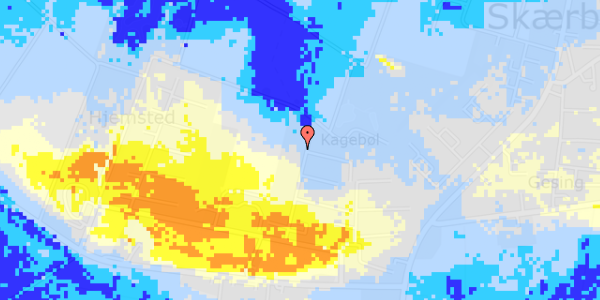 Ekstrem regn på Jægertoften 23