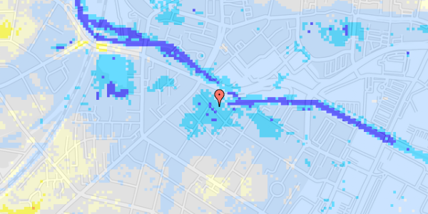 Ekstrem regn på Jyllandsgade 5A