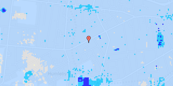 Ekstrem regn på Vesterbrogade 121