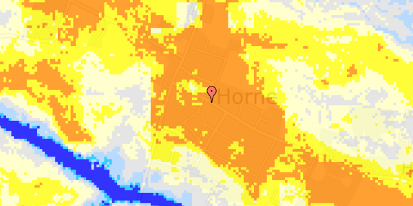 Ekstrem regn på Hornelund 6