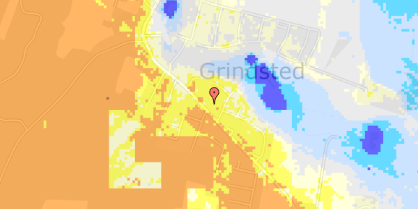 Ekstrem regn på Uggerhalnevej 33