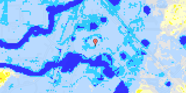 Ekstrem regn på Kokbjerg 15