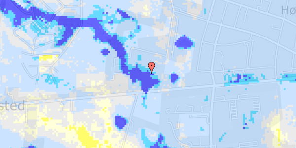 Ekstrem regn på Vibelund Havekoloni 38