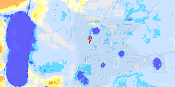 Ekstrem regn på Flintebjergvej 20