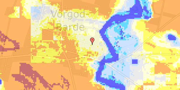 Ekstrem regn på Nørregaardsvej 18