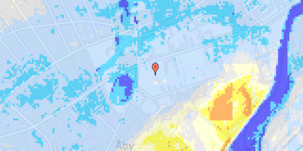 Ekstrem regn på Åbyvej 75H, st. 3