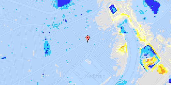 Ekstrem regn på Istedgade 21