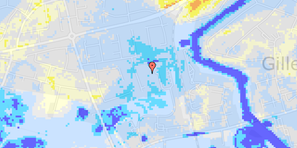 Ekstrem regn på Bavne Ager 185