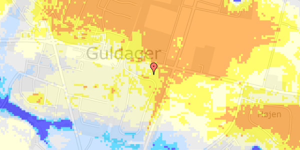 Ekstrem regn på Guldagergårdsvej 53D