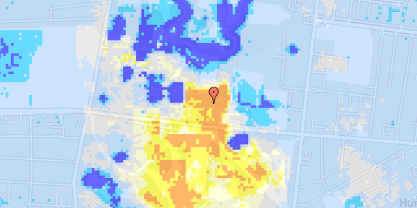 Ekstrem regn på Roskildevej 28D