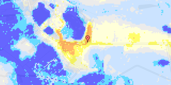 Ekstrem regn på Sdr Vråvej 169