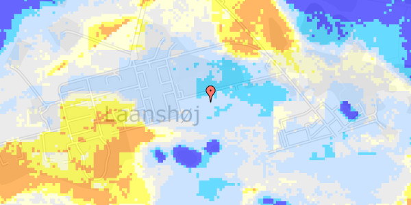 Ekstrem regn på Laanshøj Alle 54