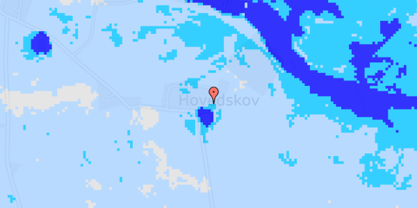 Ekstrem regn på Hovedskovvej 10