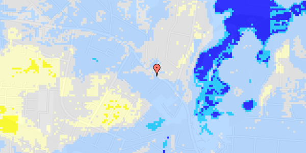 Ekstrem regn på Rugårdsvej 166