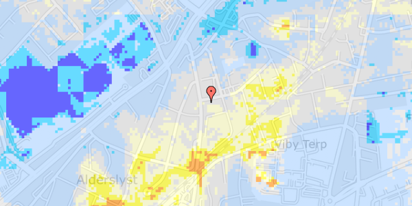 Ekstrem regn på Borgvold 21, st. th