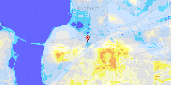 Ekstrem regn på Haveforeningen Norringholm 428