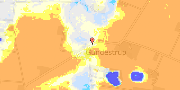 Ekstrem regn på Skivumvej 132B