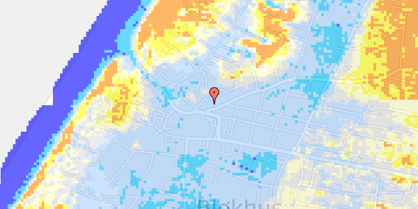 Ekstrem regn på Klitgaardsvej 3B