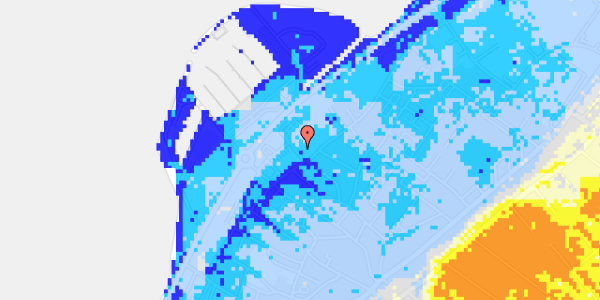 Ekstrem regn på Sydemestergade 10