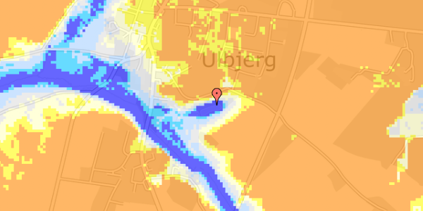 Ekstrem regn på Bakken 20V