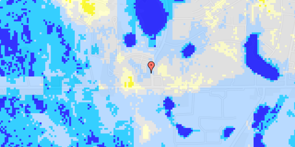 Ekstrem regn på Sangsvane Alle 21