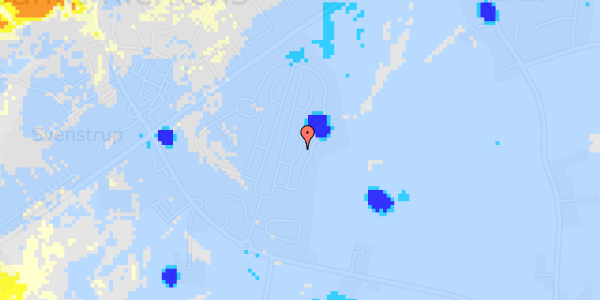 Ekstrem regn på Gyldenhusvej 109, 1. 