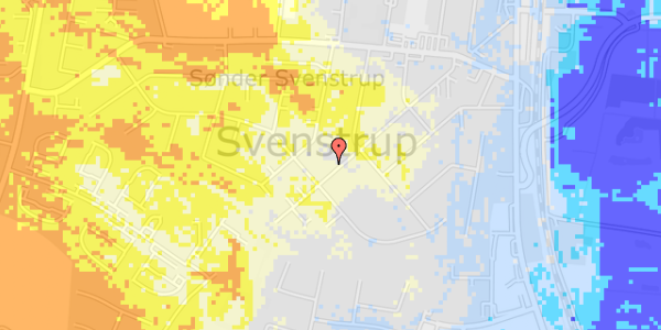 Ekstrem regn på Gammel Viborgvej 40B