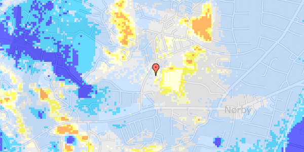 Ekstrem regn på Sønder Nytoft 5