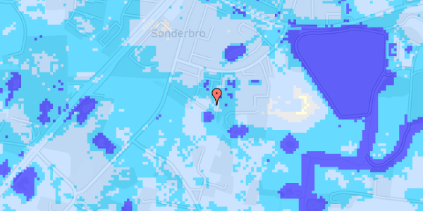 Ekstrem regn på Trankær Mosevej 87