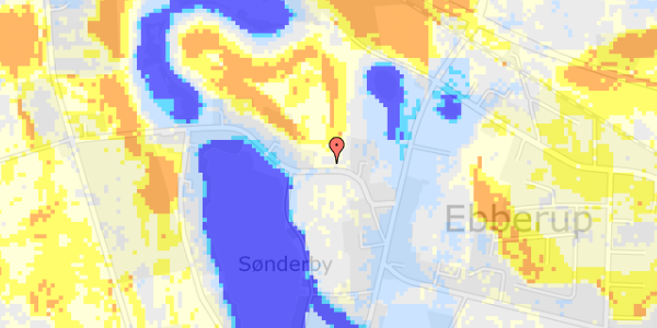 Ekstrem regn på Kirkebakken 19