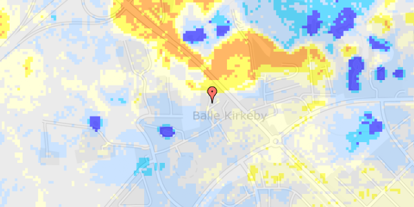 Ekstrem regn på Balle Bygade 51