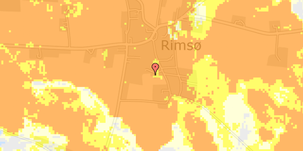 Ekstrem regn på Rimsø Kærvej 14A