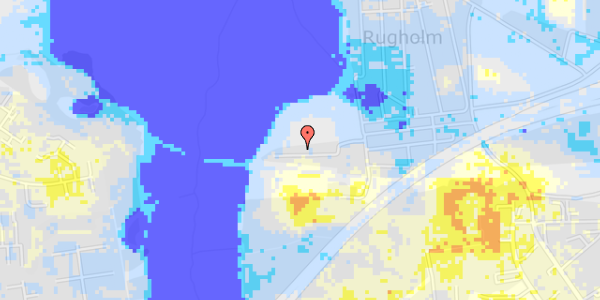 Ekstrem regn på Haveforeningen Norringholm 407