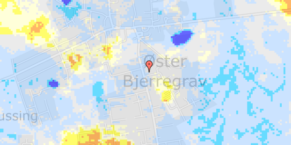 Ekstrem regn på Frederiksbergvej 9B