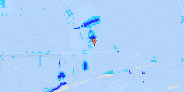 Ekstrem regn på Mellemvangsvej 27, 1. th