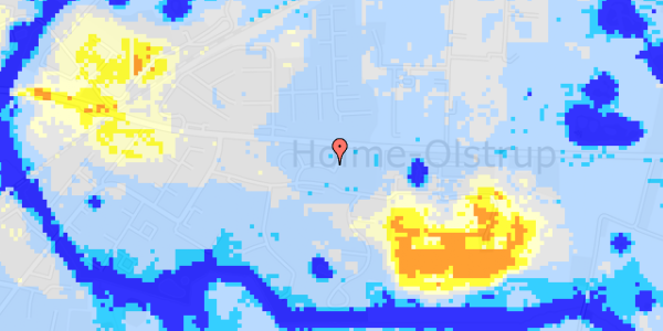 Ekstrem regn på Løgparken 27