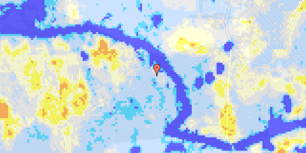 Ekstrem regn på Plessensvej 6