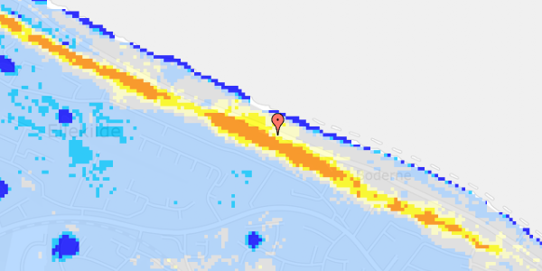 Ekstrem regn på Nordre Strandvej 249B