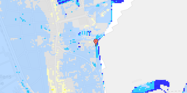 Ekstrem regn på Strandpromenaden 73, 2. th