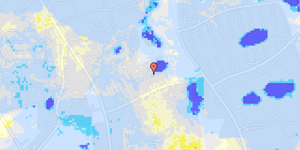 Ekstrem regn på Båstrupvej 557