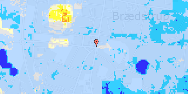 Ekstrem regn på Søndergade 10