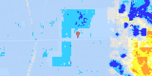 Ekstrem regn på Roskildevej 46