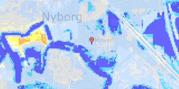 Ekstrem regn på Kronprinsensgade 20