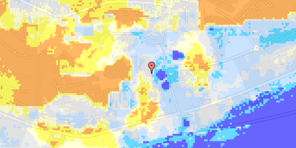 Ekstrem regn på Prins Paris Alle 24