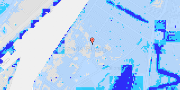 Ekstrem regn på Snorresgade 20, 1. 